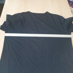 Gant T Shirt Mens 2XL Black Shield Logo Classic Preppy Casual Minimalist V Neck