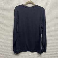 Vustra Shirt Mens XL Black Long Sleeve Henley Organic Cotton Sustainable Casual