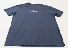 Wild Pace Unisex Adult’s S/S Classic Crewneck T-Shirt AH4 Navy Frost Size XL