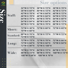 Short Fabric Shower Curtain Liner 72 X 65 Shorter Length, Hotel Quality, Washabl