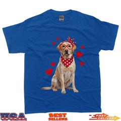 Labrador Retriever Valentines Day Dog Lover Heart T-Shirt