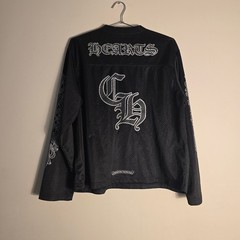 Chrome Hearts Long Sleeve Jersey Style Men S Designs Back & Sleeves Shirt
