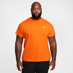 Nike Mens Sportswear Club Tee – Safety Orange – M