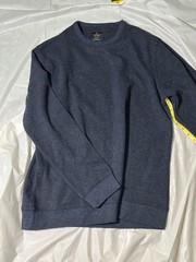 Members Mark Mens Pullover Medium Size Blue Long Sleeves Top NWT
