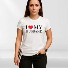 I Love My Girlfriend T-Shirt Gift Joke Mens Birthday Gift Top Tee Valentines Day