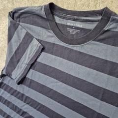 Taylor Stitch Cotton Hemp T Shirt Mens 44 XL Blue Outdoor Coastal Beach Hippie