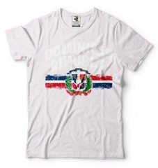 Dominican Republic Pride Country Flag Patriotic T-shirt República Dominicana Tee