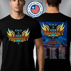 Journey Final Frontier Tour 2026 Double Sided T-Shirt Rock Band Unisex Tee