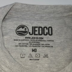 Jeep American Tradition Dog Graphic T-Shirt Gray Mens Medium Jedco Tee