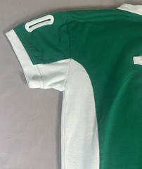 EIRE Ireland Mens Sz M Soccer Football Rugby Shirt Green White Shamrock #10 Logo