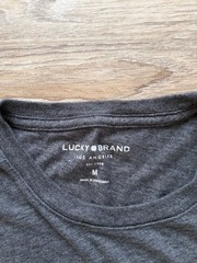 Lucky Brand Men’s Heather Charcoal Shamrocket Graphic T-Shirt