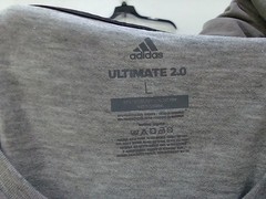 Adidas Women Ultimate 2.0 Grey Heather T-Shirt Large