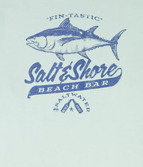 New Men’s 3XLT Big & Tall IZOD Saltwater Relaxed Salt & Shore Beach Bar T-Shirt