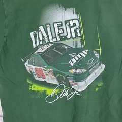 NASCAR Dale Earnhardt Jr 88 Amp Energy Green Graphic T-Shirt Mens Large L