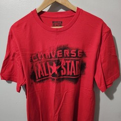 Converse All Star Med Graphic T-Shirt Red Logo Tee Short Sleeve Classic Men’s M