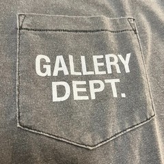 Gallery Dept Augi Sleeveless Tee Vintage Black Mens Small Pocket NWT