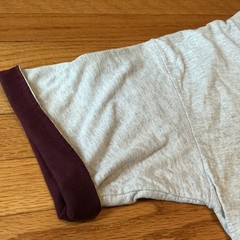 Vintage single stitch T-Shirt belton stacked collar Cotton made in USA L
