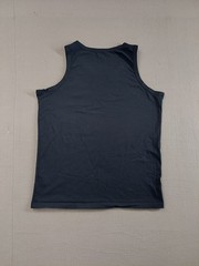 Lapasa Men Undershirt L Navy Blue Logo Crew Neck Sleeveless Pullover Tank Wear