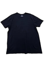 Kappa Mens T-Shirt Black Large Omini Logo Italy Cotton L