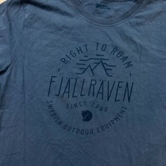 Fjallraven Shirt Small Blue Preppy Performance Casual Hiker Trekker Outdoors Men