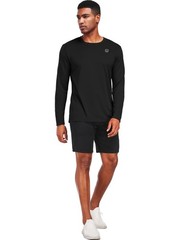 Men’s Workout Long Sleeve Running Shirts Mesh Fishing Hiking T-Shirts,5618,Bl…