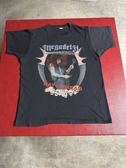 Vintage Megadeth Shirt 1985 RARE Rattle Your Head Metallica Slayer Iron Maiden