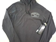 47 Brand Mens Dusted Jet Black Long Sleeve Hoodie Size S Philadelphia Eagles
