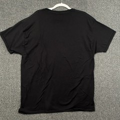 Hanes Mens Large T-Shirt Black 2-Pack X-Temp Cotton Blend Crew Neck O4200 Basics