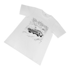 Car Culture Shirts for Men Retro Racing Culture Stretchy Tee Crew neck