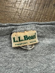 Vintage 80s L.L. Bean Blank Single Stitch T-Shirt Grey XL Cotton Rayon Blend