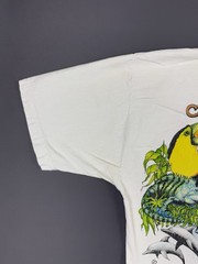 Rare Vintage 90s Costa Rica Animals Sede Cumbre De La Tierra White Medium Tee