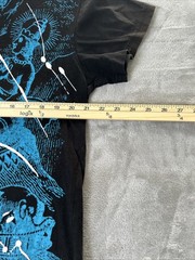 Mecca Tee Medium Black Blue Graphic men