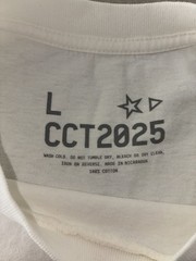 Beyonce CCT Ghost Tee L White Cowboy Carter Tour 2025 Merch NEW *spots