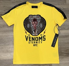 ETERNITY BC/AD Men`s Venom Cobra T-shirt Small Live Fast MSRP $49 New with Tags