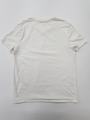 Tommy Hilfiger Men’s T-Shirt White Logo V-Neck Stretch Size M Excellent