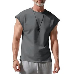 Cross-border Men’s Clothing Summer New Sleeveless T-shirt Youth Casual Loose