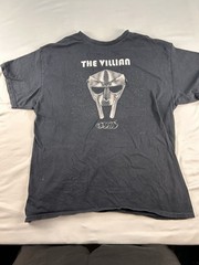 MF DOOM The Villain T Shirt Mens Large Black Hip Hop Rap Graphic Tee