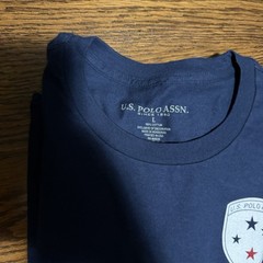 U.S. Polo Assn USPA Graphic T Shirt Navy Blue Logo Crest Men’s Large