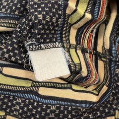 VTG Giorgio Danieli Mens Knit Shirt XL 3D Textured Wavy Stripe Multi Italy Made
