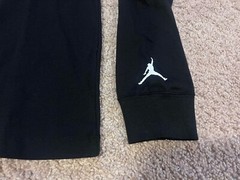 Nike Air Jordan i 1 Santa Claus chimney Christmas long sleeve t shirt white 2XL