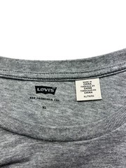 Levi’s Herren T-Shirt Rundhals Kurzarm Grau Jersey Regular, Größe XL