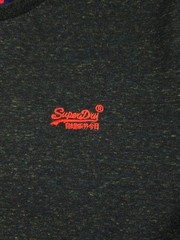 Superdry Shirt Mens 2XL Dark Green Marl Gym The Orange Label Outdoor Casual Top