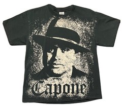 Vintage Al Capone T Shirt Fashion Victim Tee Chicago Gangster AOP 2005 Y2K
