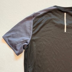 Adidas Response Climalite Running Shirt Mens Small Black Grey Athletic Tee Gym