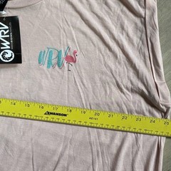 Wave Riding Vehicles WRV WOMENS Capped Sleeve Surf T-Shirt Made In USA NWT XL