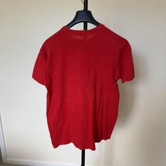 Vintage Russell 60’s 70’s T-shirts M/L Red Blank Single Stitch Bundle Lot 2 Tees