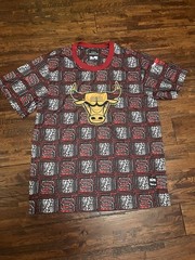 Chicago Bulls Two Hype Original 90’s Kente Letter Performance T-Shirt – Large