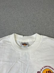 Vintage Hard Rock Cafe Shirt Mens XL White 25th Anniversary London Made USA
