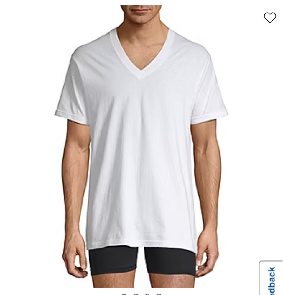 stafford mens tshirts 4-pack V-neck sizes S,M,L,XL,XXL,XXXL
