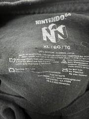 Nintendo 64 Shirt Black Short Sleeve Crew Neck Cotton Tee Video Games Arcade XL